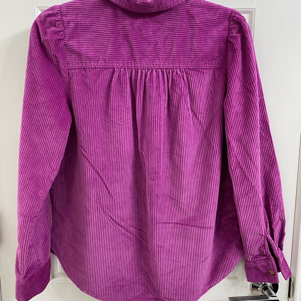 Loft corduroy button down shirt